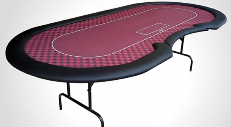 Mesa de Poker Dobrável 9 Lugares Tamanho Oficial de Torneios de Poker - Bra1